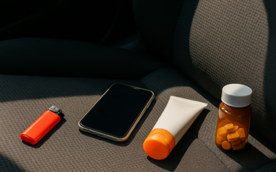 Les objets à ne pas laisser dans votre voiture en été